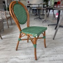 SILLA PARIS 7 VERDE SIN BRAZOS BROWN RATTAN J5AC3507N01RAT