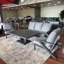 SET SOFA TRIPLE PERMA 2 INDIVIDUALES MESA CENTRO HAI23C135A-CLB