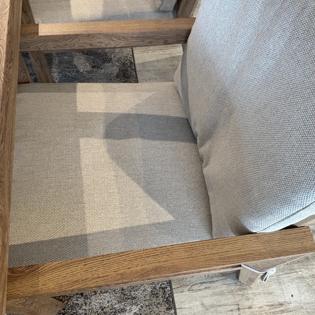 SET COMEDOR RECTANGULAR 6 SILLAS GRIS ACABADO TEAK HHAI19C075A-C -24T202