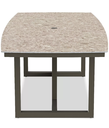 MESA COMEDOR AVALON 42X82 STONE APRALM10335P01