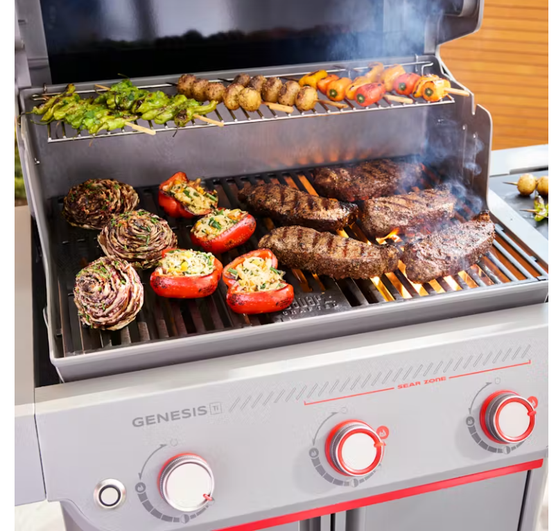 PARRILLA GAS GENESIS E-325 TITANIO WEB1502270