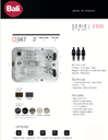 SPA BALI O347 CON TAPA CABINET GREY SHELL SMOKEY MOUNTAIN WEL0347-SMG