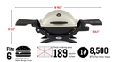 PARRILLA GAS Q 1200 NEGRA WEB51010001