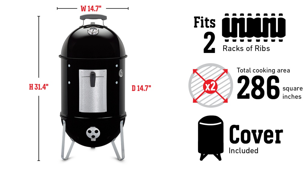 AHUMADOR SMOKEY MOUNTAIN 14&quot; WEB711001