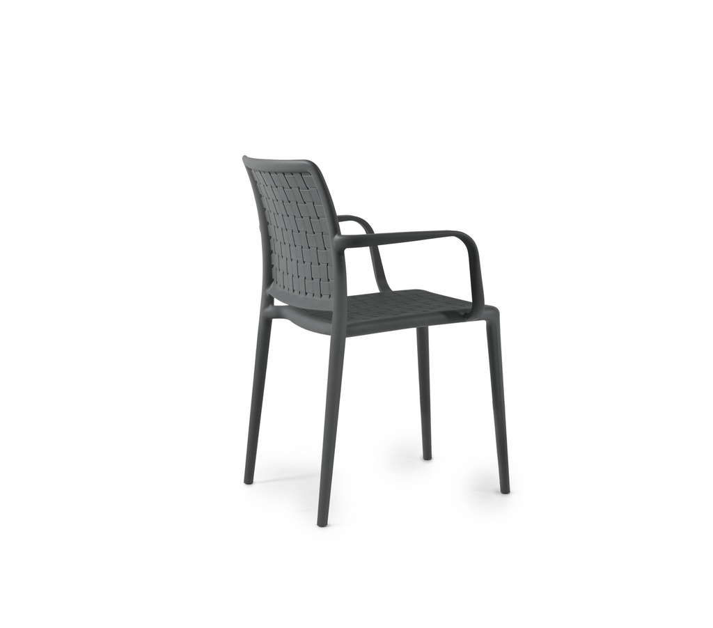 SILLA FAME-K CON BRAZOS ANTHRACITE 75 CM PAP901734-22
