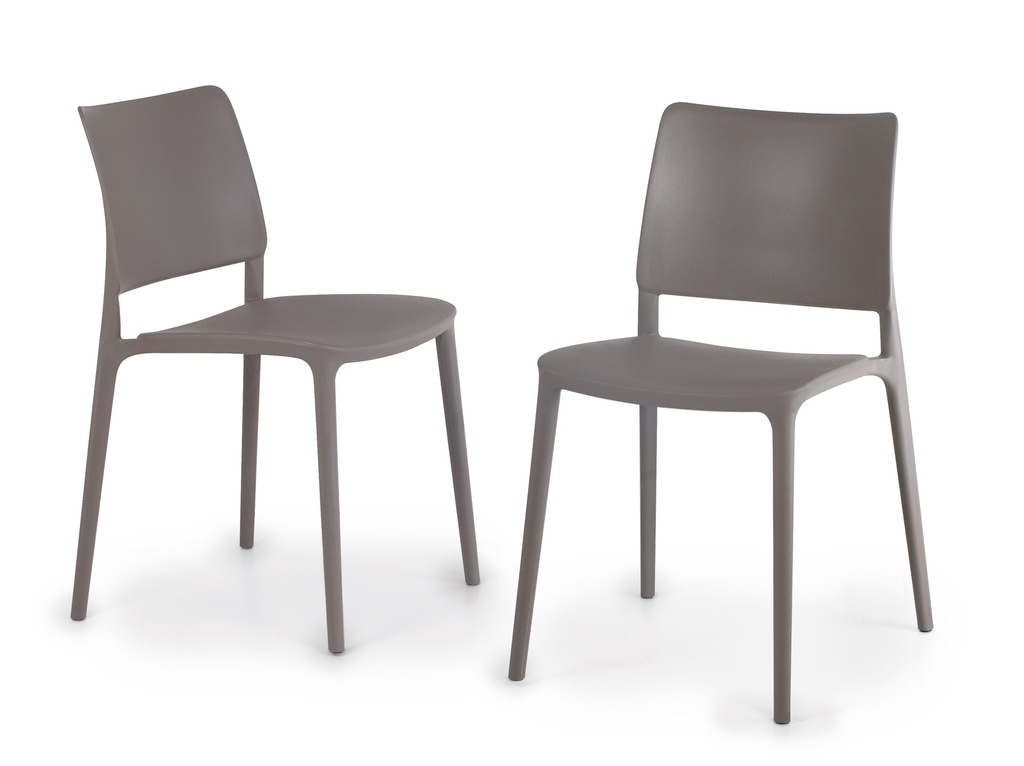 SILLA JOY-S SIN BRAZOS TAUPE PAP901529-61