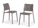 SILLA JOY-S SIN BRAZOS TAUPE PAP901529-61