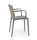 SILLA JOY-K CON BRAZOS TAUPE PAP901604