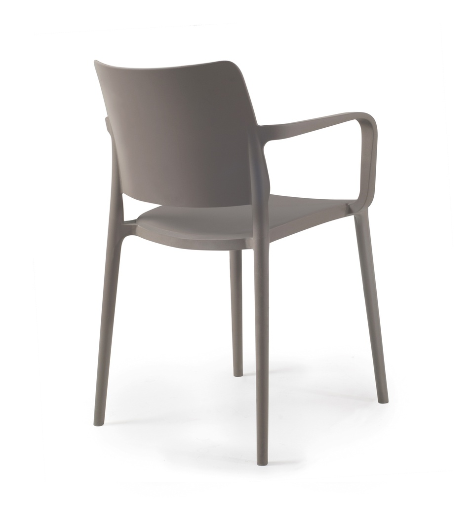 SILLA JOY-K CON BRAZOS TAUPE PAP901604