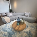 SOFA EN L BRAND CAFE CLARO 3A94 140X95X78 SER0110106