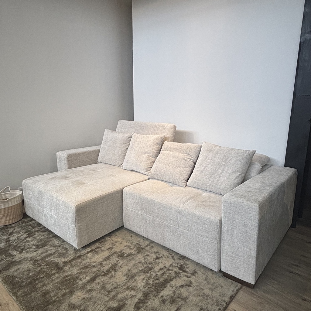 SOFA EN L LETO CAFÉ 3A88 115X55X75 SER0460205