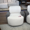 SOFA INDIVIDUAL GOTA GIRATORIO BLANCO 3A84 85X84X78 SER0360321