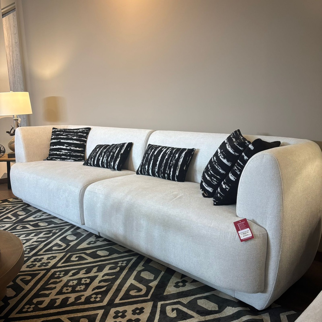 SOFA TRIPLE AMUR GRIS CLARO 4A71 280X086X88 SER030110