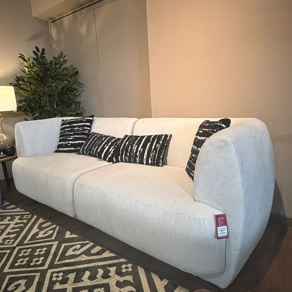 SOFA DOBLE AMUR GRIS CLARO 220X86X884A71 SER030111