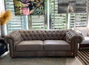 SOFA TRIPLE CHESTERFIELD I C3 TEXAS ASHES COU43410