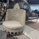 SOFA INDIVIDUAL VASE RESPALDO ALTO BEIGE COJIN GRIS J5AC5363A10RAT