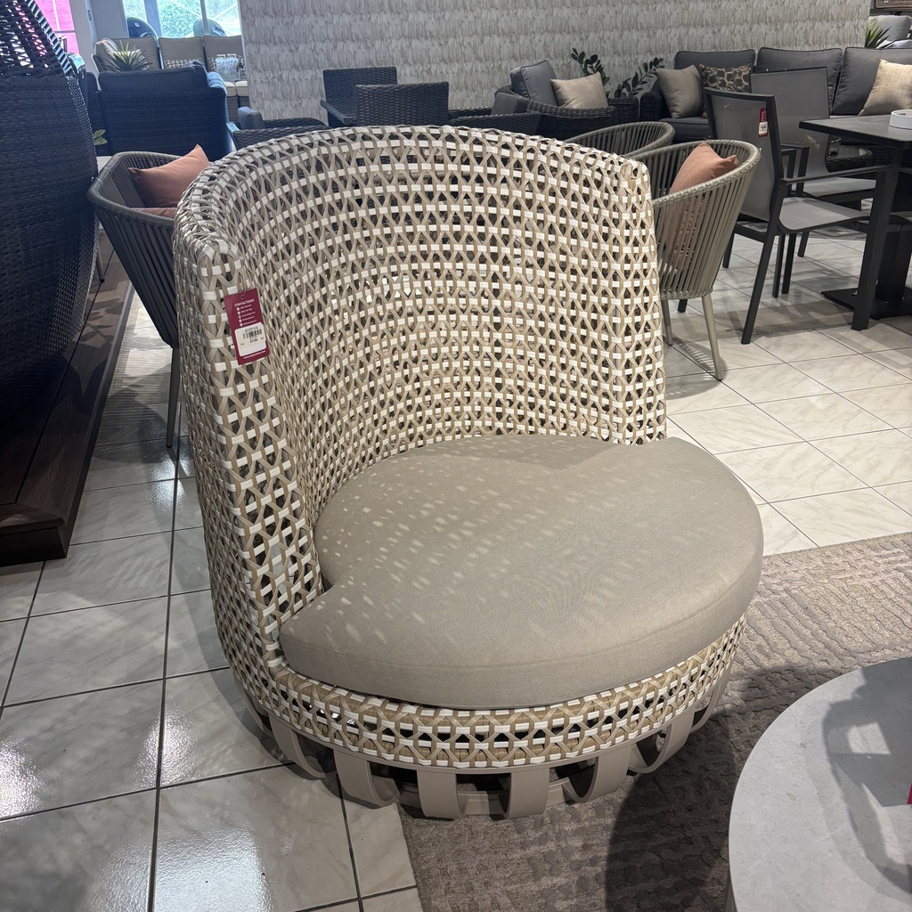 SOFA INDIVIDUAL VASE RESPALDO ALTO BEIGE COJIN GRIS J5AC5363A10RAT