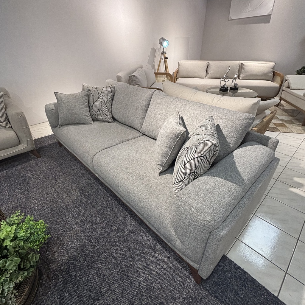 SOFA TRIPLE BALTIMORE GRIS CLARO AL02OG04BLT0000310-Y0729