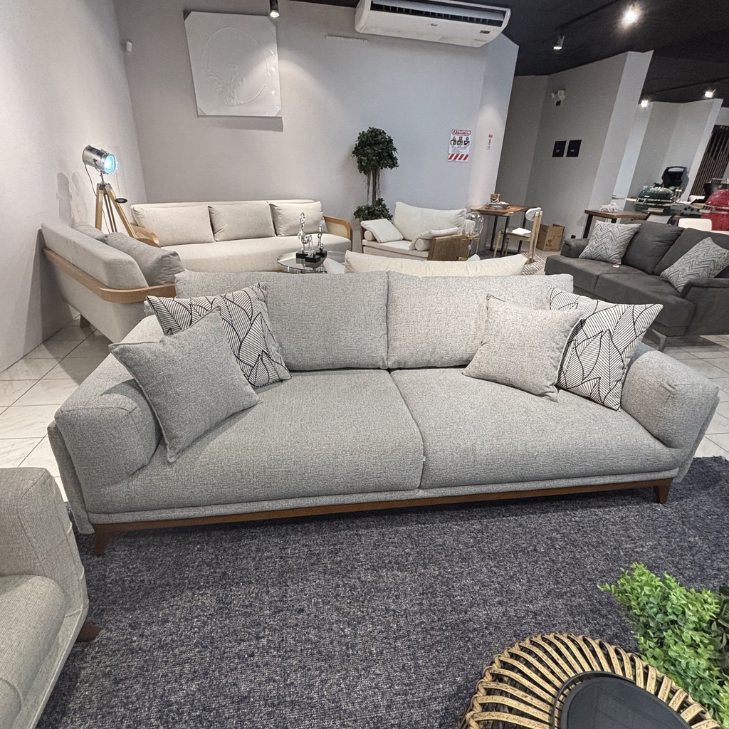 SOFA TRIPLE BALTIMORE GRIS CLARO AL02OG04BLT0000310-Y0729
