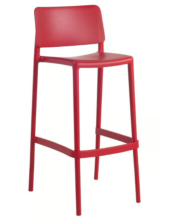 SILLA BAR JOY-S ROJA 75CM PAP927529-04