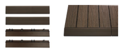 STRAIGHT FASCIA COLOR QUICK DECK TEAK NTWQDSFTK