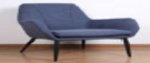 Butaca Nara, color azul rey (Garantía: Estructura 1 año / Tela y cojines 3 meses) ( Uso residencial ) Mueble de interior