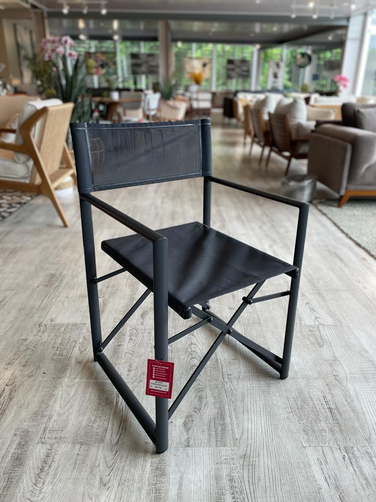 SILLA DIRECTOR GRIS SLING NEGRO (PTY)
