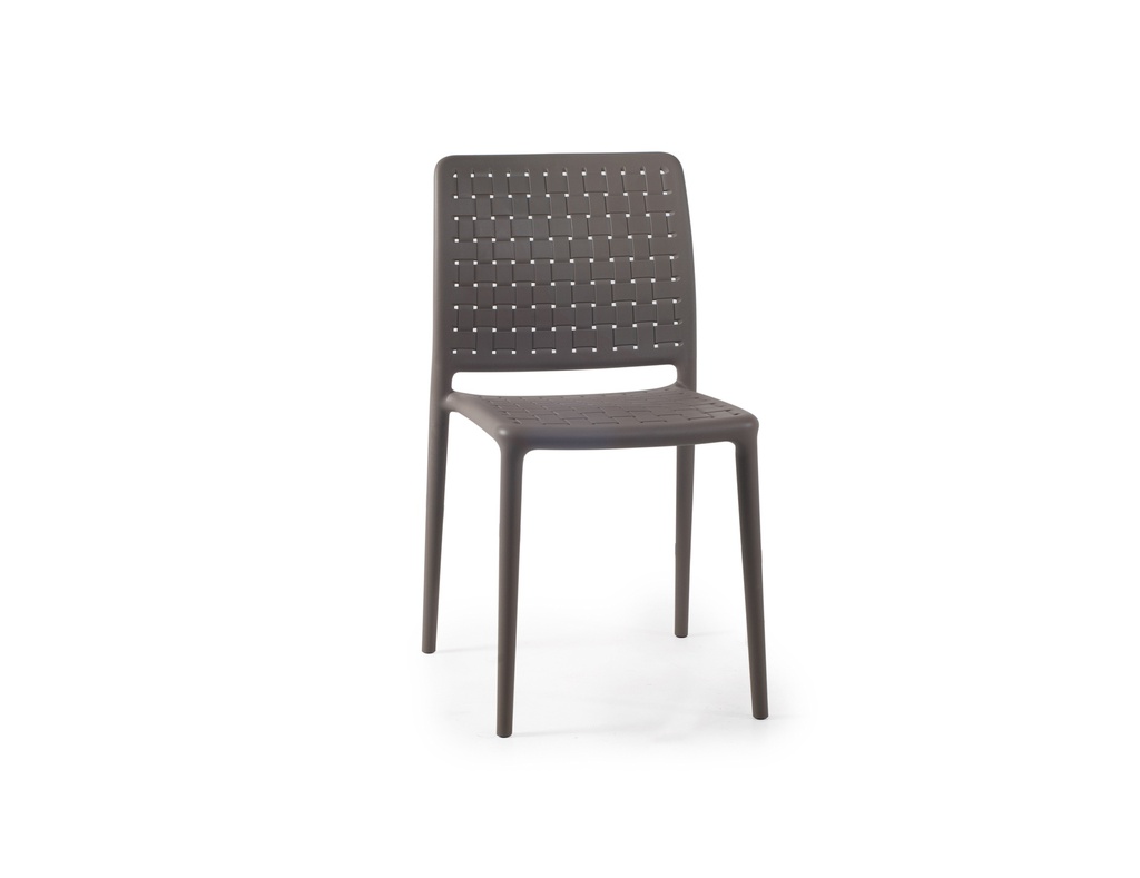 SILLA FAME-S SIN BRAZOS TAUPE PAP901680-61
