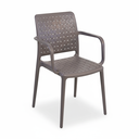 SILLA FAME-K CON BRAZOS TAUPE