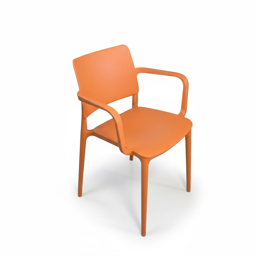 SILLA JOY-K CON BRAZOS NARANJA