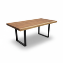 MESA COMEDOR RECTANGULAR MADERA RUSTICA 180 CM EUR3862326-180-M