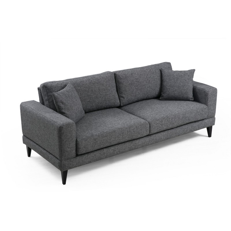 SOFA TRIPLE FURION GRIS OSCURO KON204115-5546