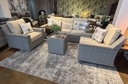 SET SOFA TRIPLE 1 SOFA DOBLE 1 SOFA INDIVIDUAL CON MESA CENTRO 18C35A-W-SV-1