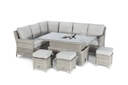 SET SECCIONAL EN L OXFORD MESA RECTANGULAR 3 OTO CAFE CLARO HAI24CT038A-HH9692