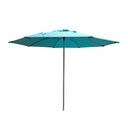SOMBRILLA 3M REDONDA POP UP ESTRUCTURA PLATEADA CON TELA AQUA HAIUKP39300-2S-4216
