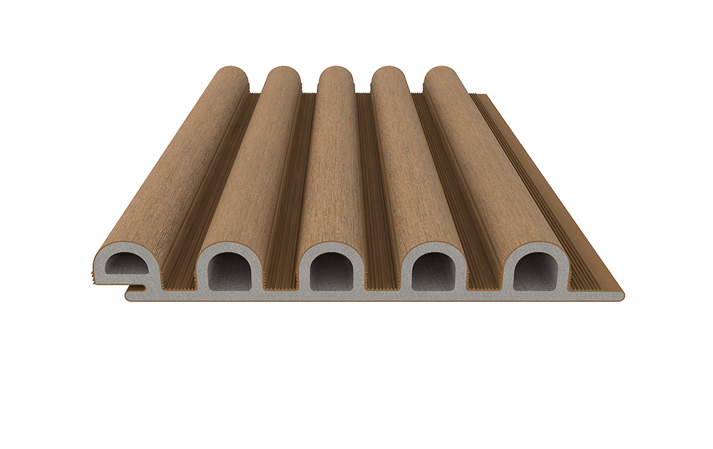 FACHADA UH80 TEAK 280X19.65 NTWUH80-280-TEAK