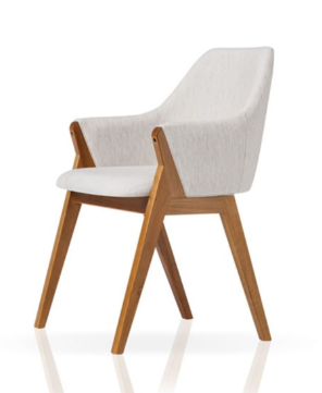 SILLA SHELL COLOR ALMENDRA TELA I30 SULCAD707 