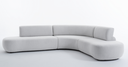 SOFA EN L BRAND CAFE CLARO 3A94 SER0110106