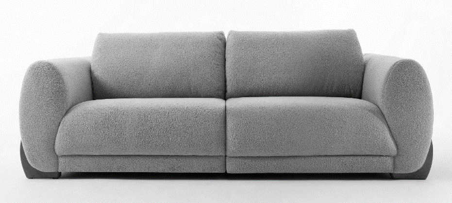 SOFA TRIPLE COLISEU GRIS OSCURO IB09 284X080X94 SER0150102