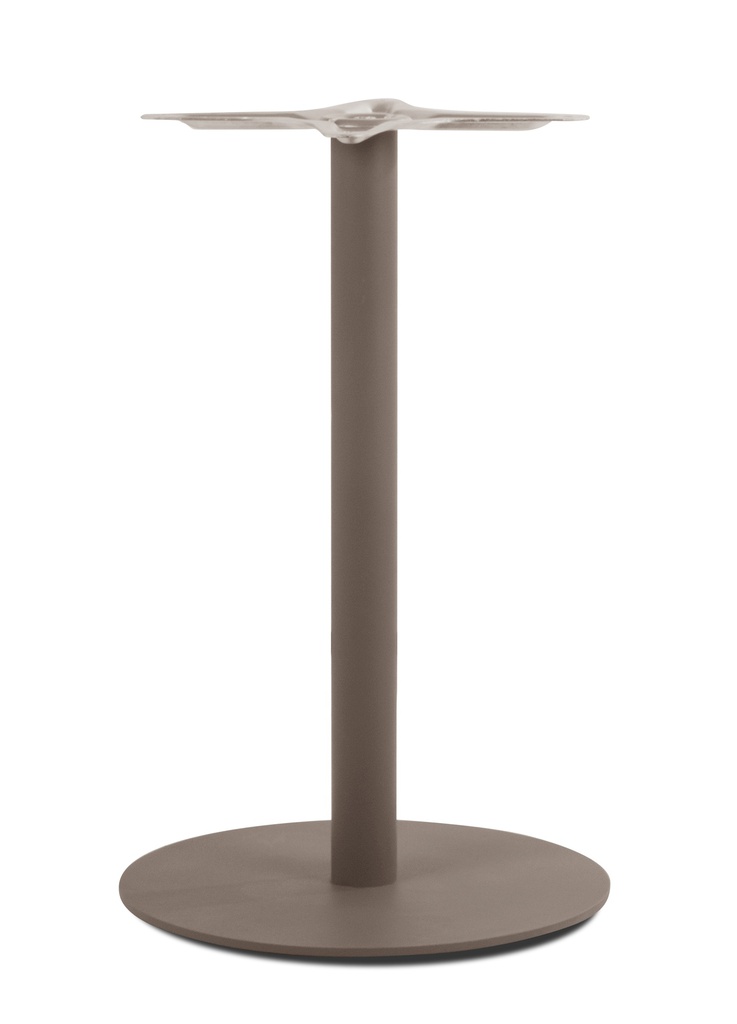 BASE MESA BAR REDONDA LOTUS NEGRA 400X400 PAP766364-102