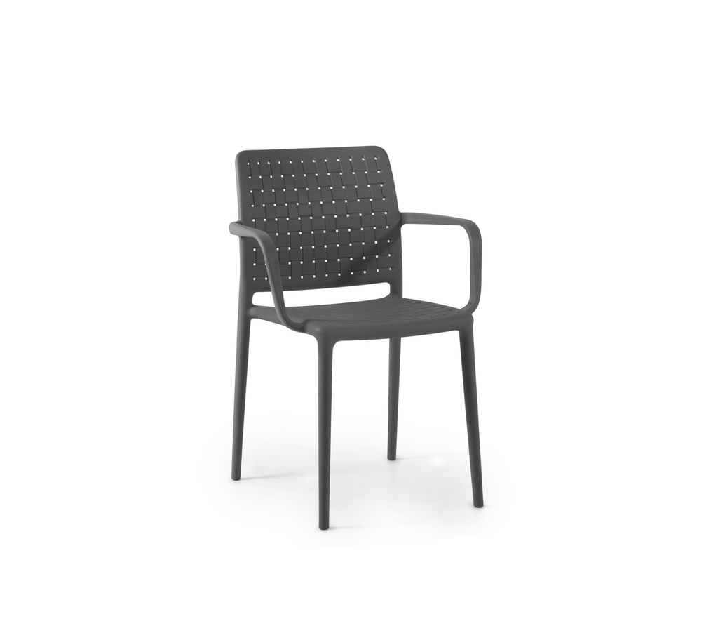 SILLA FAME-K CON BRAZOS ANTHRACITE 75 CM PAP901734-22