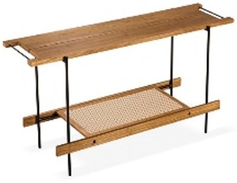 MESA CONSOLA EVEN COLOR ALMENDRA 180X53X76 SULAPD0051