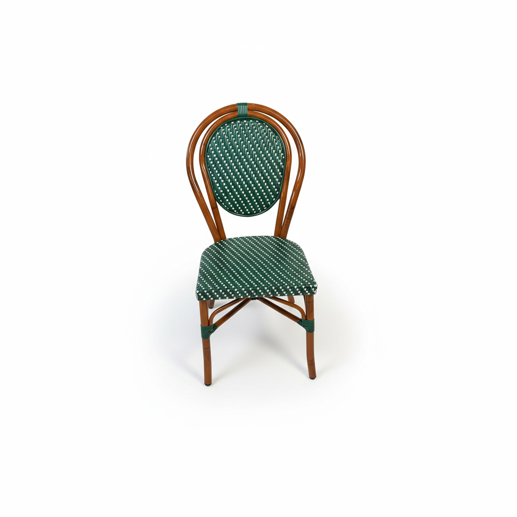 SILLA PARIS 7 VERDE SIN BRAZOS BROWN RATTAN J5AC3507N01RAT