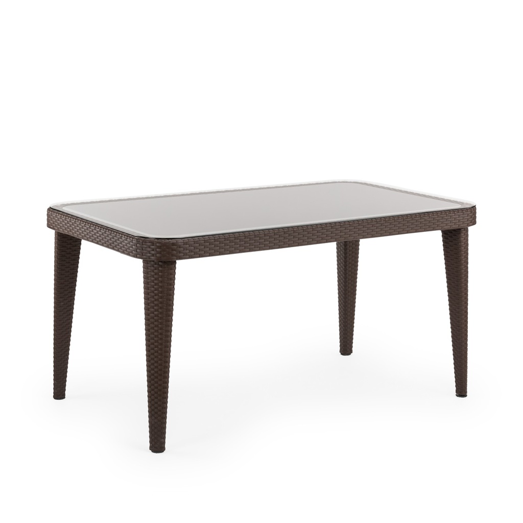 MESA COMEDOR OSAKA MARRON OSCURO 90X150 CM TILM-TA-OSK90X150-WEN