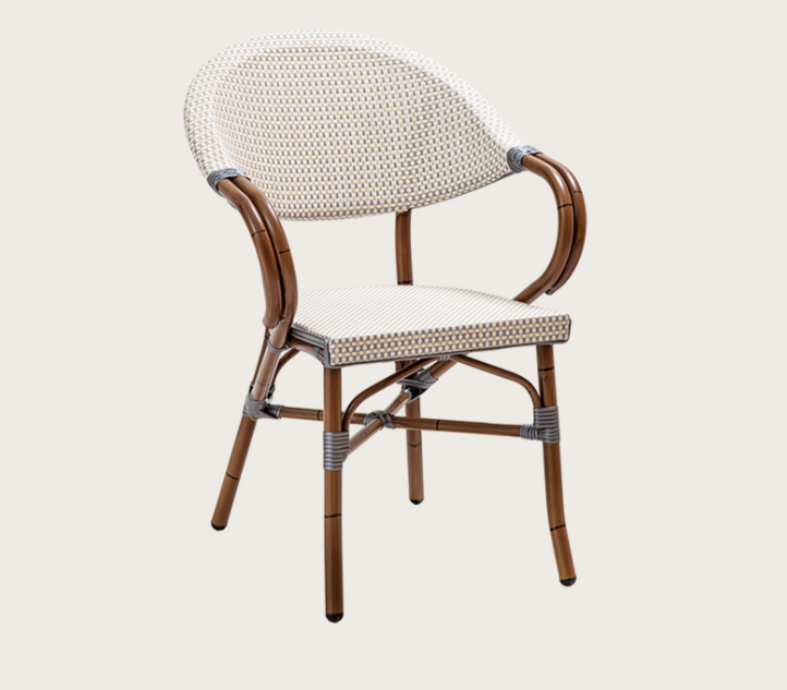 SILLA PARIS 5B CON BRAZOS BLANCA J5AAC3505B04TEX