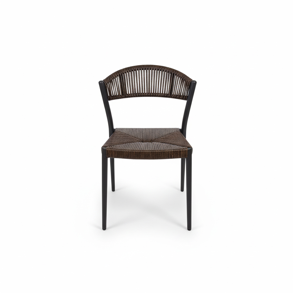 SILLA COMEDOR PRAGUE SIN BRAZOS CAFE OSCURO J5AAC5681D01RAT