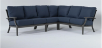 SOFA EN L MESA  GRIS COJINES BEIGE HAI16C067ALS