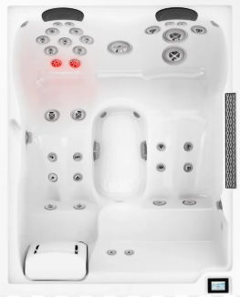 SPA JAC404L CON TAPA Y SMART TUB CABINET SMOKED EBONY SHELL PORCELAIN 2026