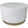 [RON449-955756] Taburete blanco Ø60x35cm ( Garantia: 1 mes contra defecto de fabrica) (Uso residencial) Mueble interior