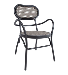 [EAS2016] Silla Bolgheri, con brazos (Garantía: 2 años en estructura y sling contra defectos de fabrica)( Uso comercial). Mueble de Exterior